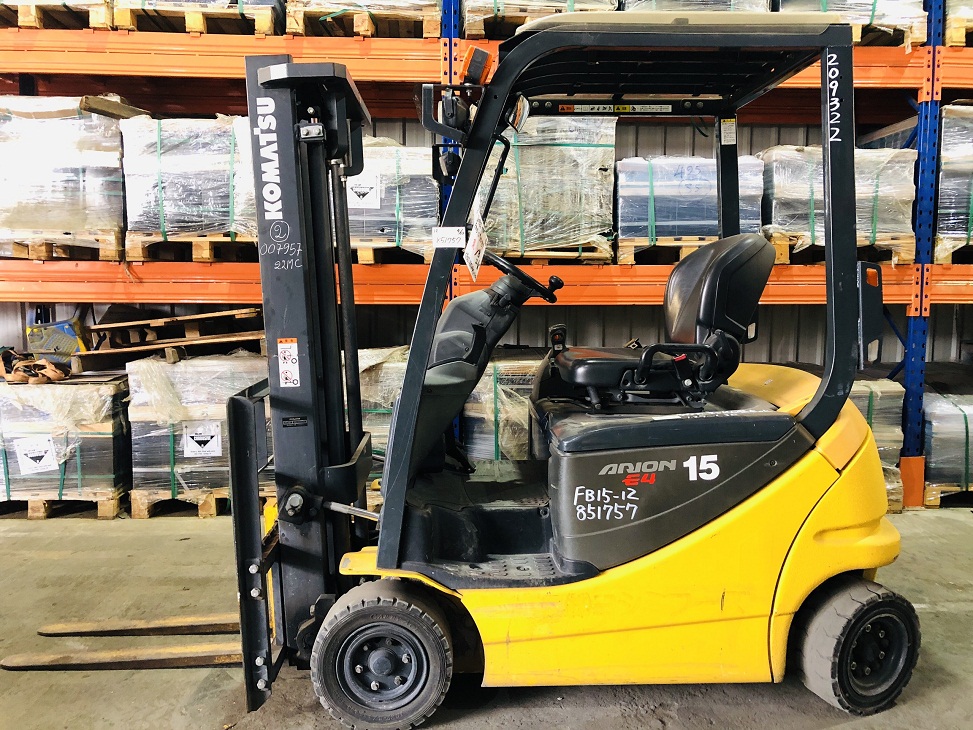 Bánh xe nâng hàng năng lượng điện đứng lái Komatsu FB15RL12 mới mẻ 100 giá cả tương đối mềm #40 Bánh xe nâng hàng năng lượng điện đứng lái Komatsu FB15RL12 mới mẻ 100 giá bán rẻ